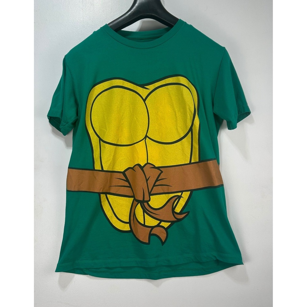 TMNT Michelangelo Costume T-Shirt WeLoveFine Nickelodeon Green Mens Large 2013